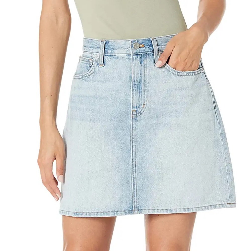 👗EUC Madewell denim a-line skirt